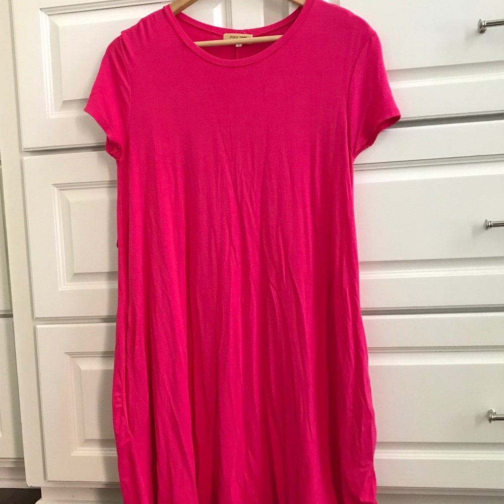 Pink Piko Dress
